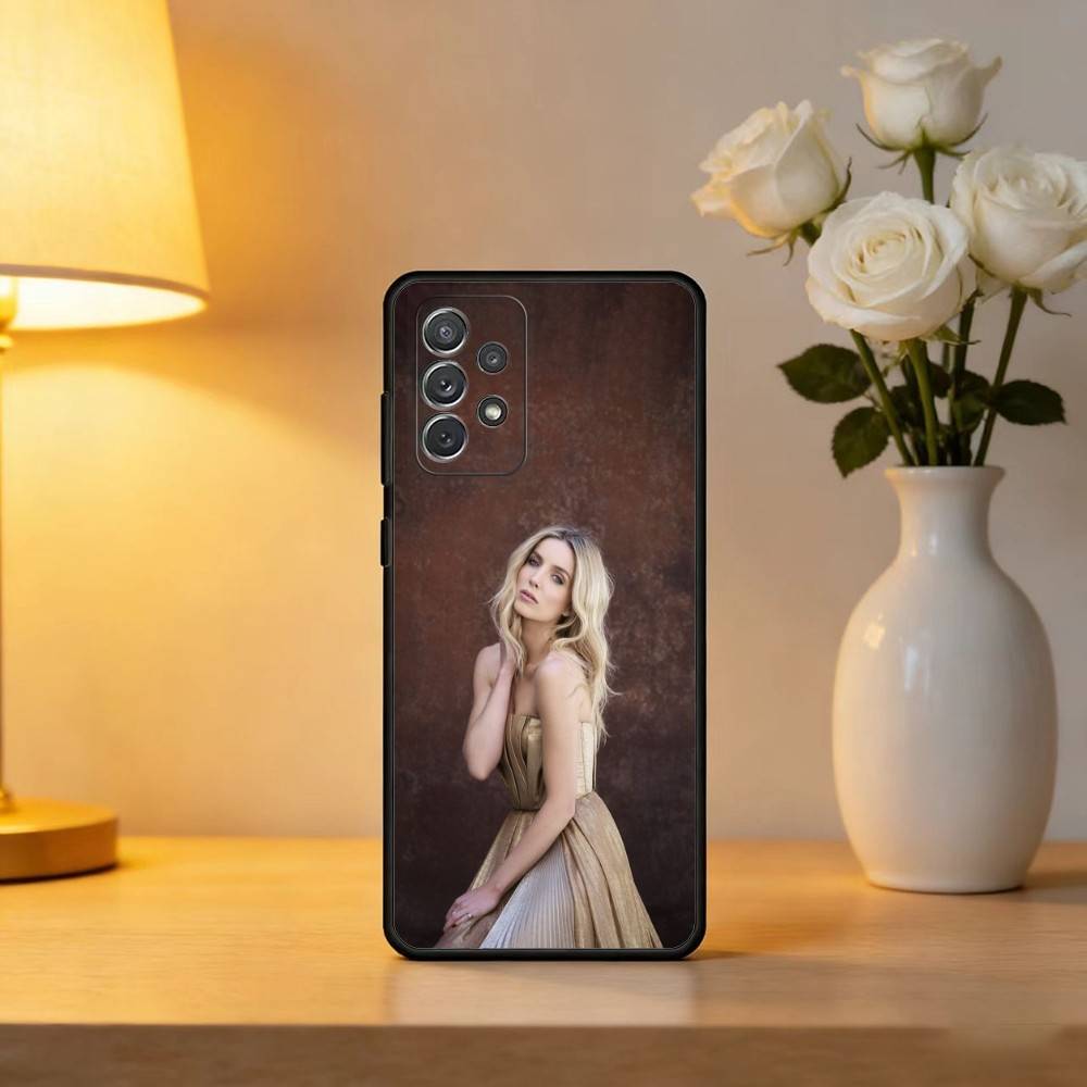 Custodia per Telefono COOL A-Annabelle W-Wallis Per Samsung Galaxy A73,A72,A71,A70,A53,A52,A51,Cover Nera in Morbido Silicone