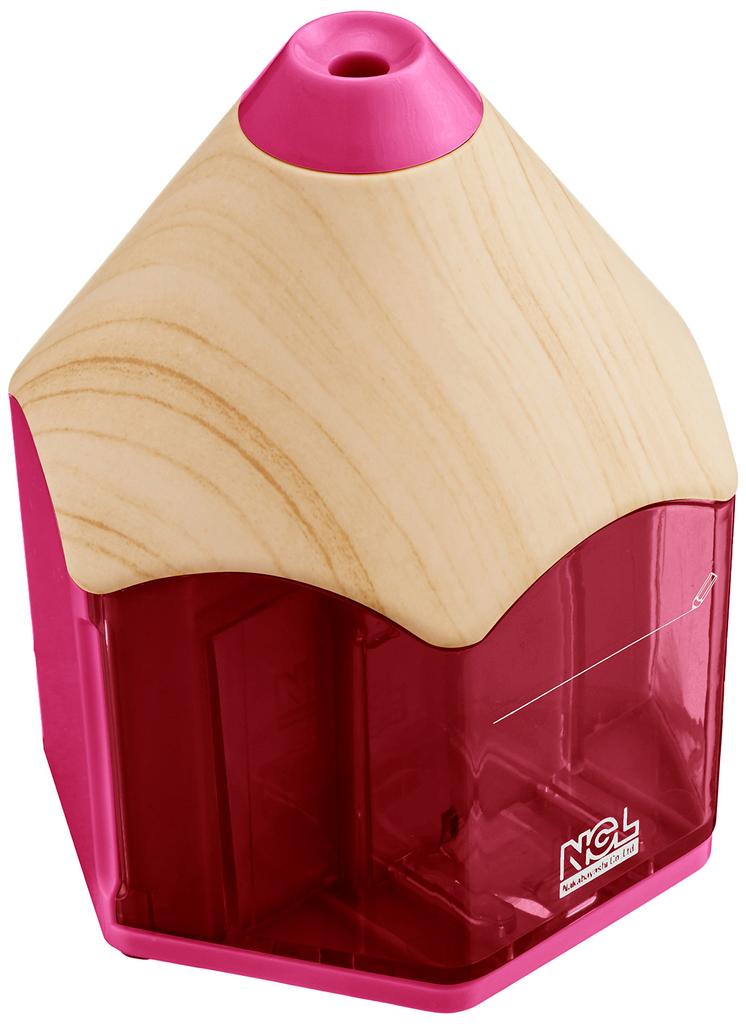 Nakabayashi Electric Pencil Pencil Pink Sharpener, Type, DPS-311KP