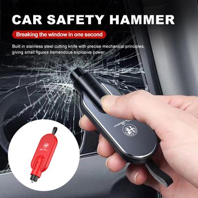 For Car Alloy Safety Hammer Emergency Glass Breaker Rescue Tool Safety Supplies Giulietta 940 2010-2014 2019 2021
