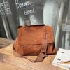 Luxury Women Handbag Frosted Brown Suede Autumn and Winter Bag Women's Large Capacity Crossbody Bag One Shoulder Wallet