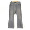 USED/Made In Japan Jeans Corduroy Flare Pants Men 31 L81 Gray Denim cBH539