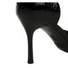 Fashion Women 8cm High Heels Stiletto Pumps Pointed Toe Shallow Side Hollow Lady Serpentine Patent Leather Wedding Evening Party Shoes