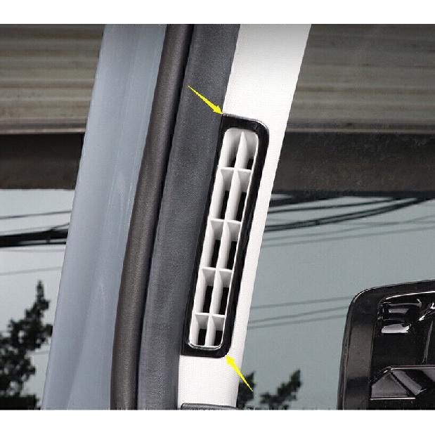 For Hyundai Elantra 2021-2024 Black Titanium A Pillar Air Outlet Vent Cover Trim