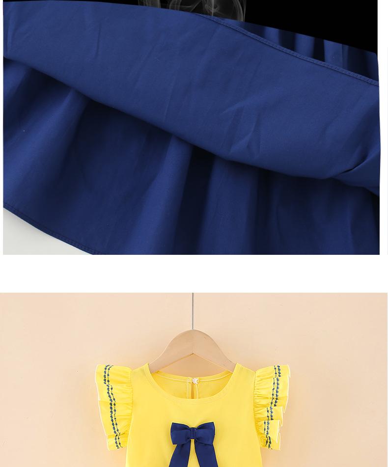 2025 Girls' Bow Princess Dress - Medium & Large Children's Skirt