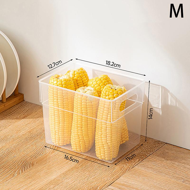 Egg Container Refrigerator Food Storage Box Fruit Vegetable Fresh-Keeping Box Fridge Side Door Container Drawers Rack Kitchen