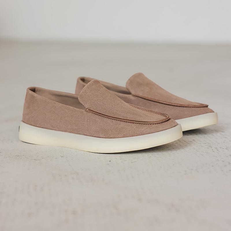 New Arrival Men Casual Shoes Handmade Leather Mens Loafers All-match Moccasins Stylish Slip On Boat Shoes Simple Business Shoes