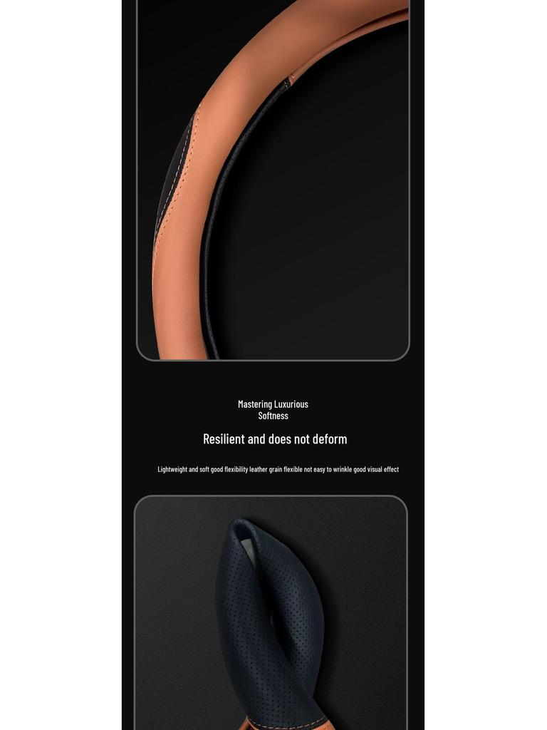 Chevrolet Equinox Steering Wheel Cover: Ultra-Thin, Anti-Slip, Sweat-Proof, All-Season Universal Fit