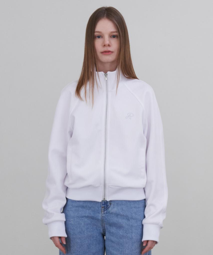 Apego Sports Jersey Zip-Up White