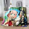 Spy x family Cartoon anime Kawai Throws Blanket Kid Super Home Soft Flannel Blanket for Travel Bedding Blanket for Birthday Gift