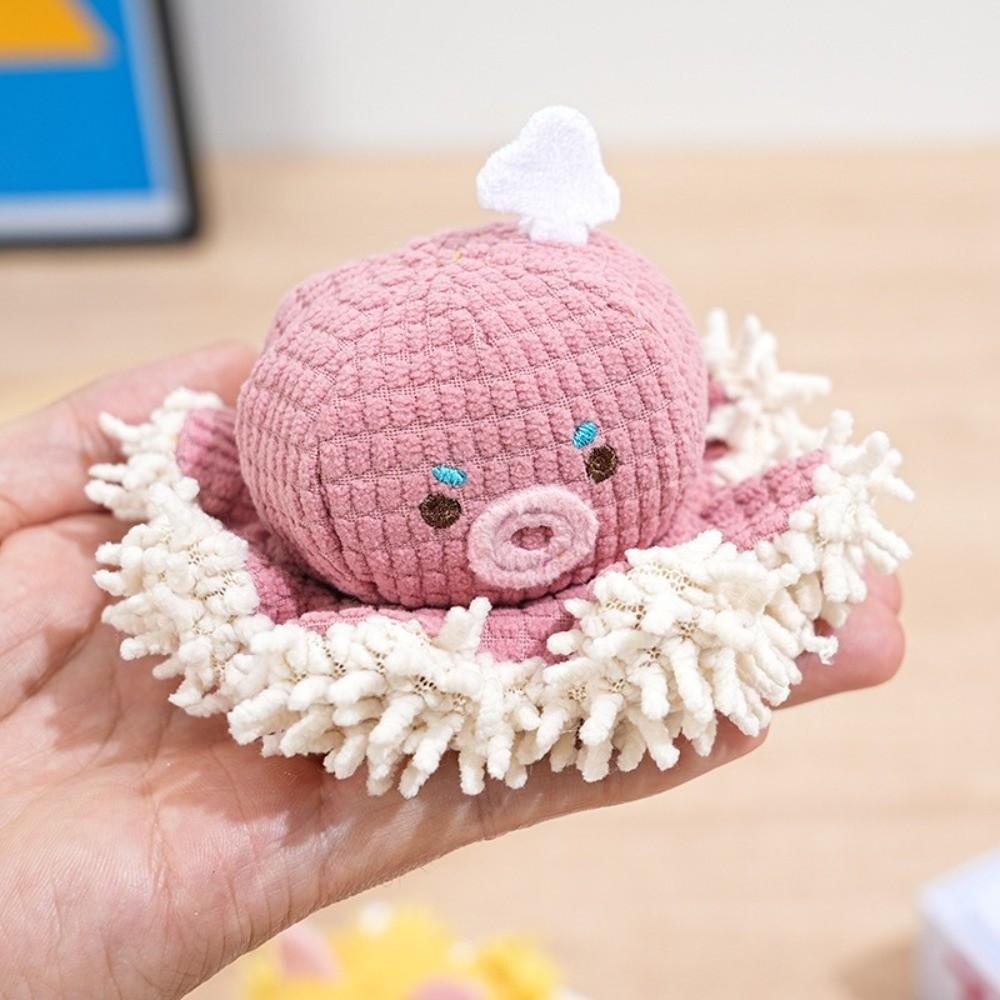 Cartoon Dog Plush Chew Toys Bite Resistant Teeth Cleaning Toy Cute Pet Plush Toy  for Cats and Dogs