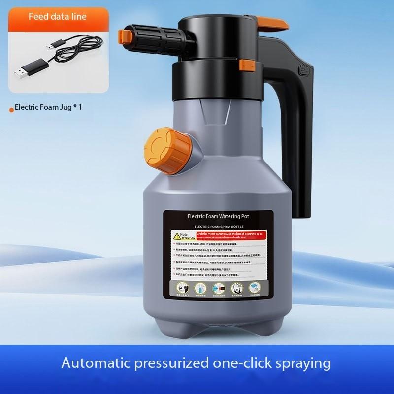 

2л Электрический Пенораспылитель для Мойки Автомобиля Перезаряжаемый Дом Сад Чистка Детейлинг Мойка Высокого Давления Пневматический Универсальный Распылитель Battery Powered серый