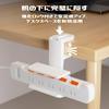 RoboRobin Power Strip Mounting Holder, Increased Stability, Clamp Type, 360-Degree Rotation, Conceals Power Strips, Freely Adjustable, Desk Mount, Des