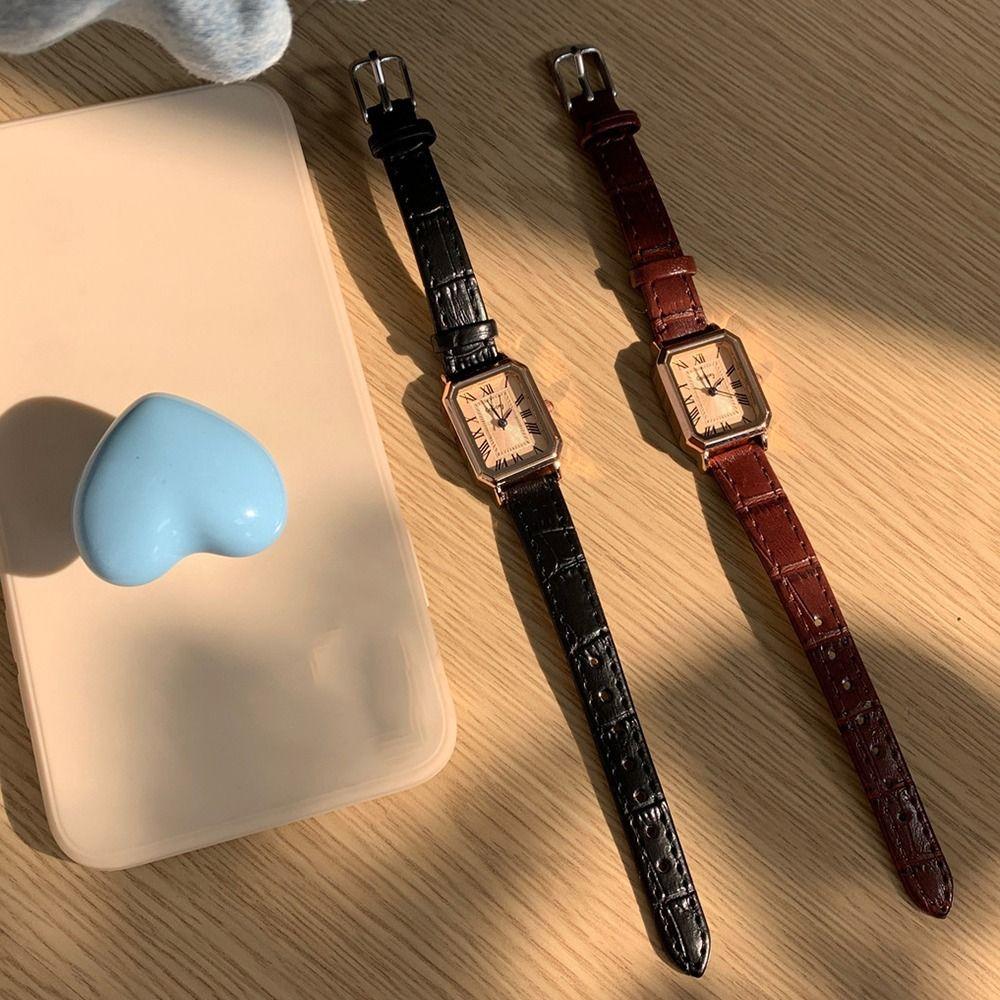 Portable Women's Quartz Watch Exquisite Ladies Business Watches Vintage Female Clock Daily Use