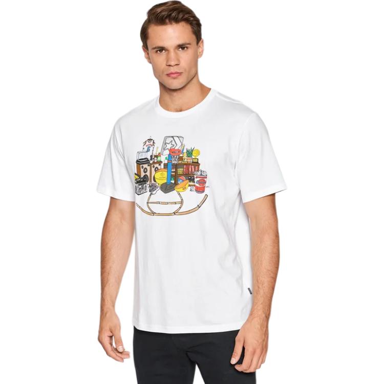 Converse SS23 T Shirt Men's White 10023259-A03