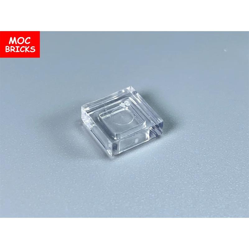 50pcs / lot MY OWN CREATION Blocks Transparent Clear Plate Block 1x1 1x2 1x4 1x6 02426 4070 Learning Building Blocks Children Playthings