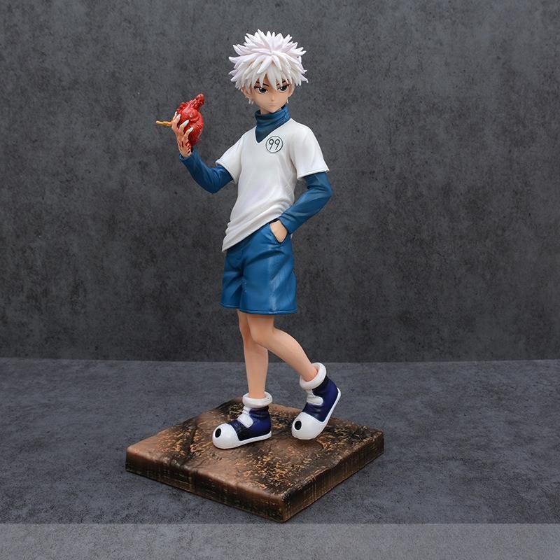 

hunter x hunter anime character figure Gon Killua boxed GK peripheral model doll desktop cartoon ornament toy pvc birth date present