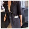 Fashion Mini Chain Decorative Bag PVC Mouth Red Bag High Quality Pen Case Women'S  Hand Bags