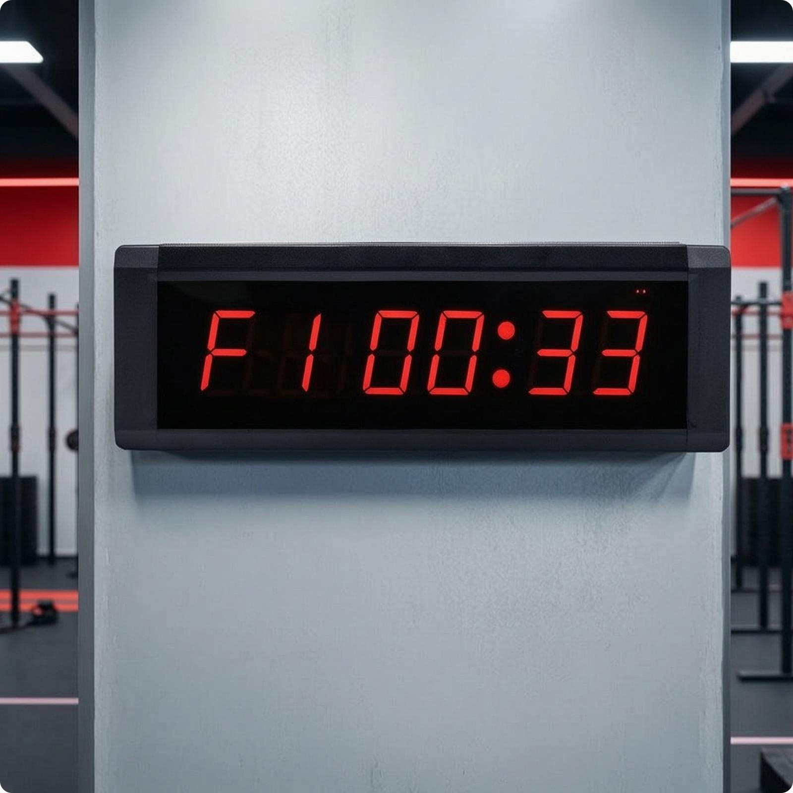 Gym Timer with Remote WallMountable LED