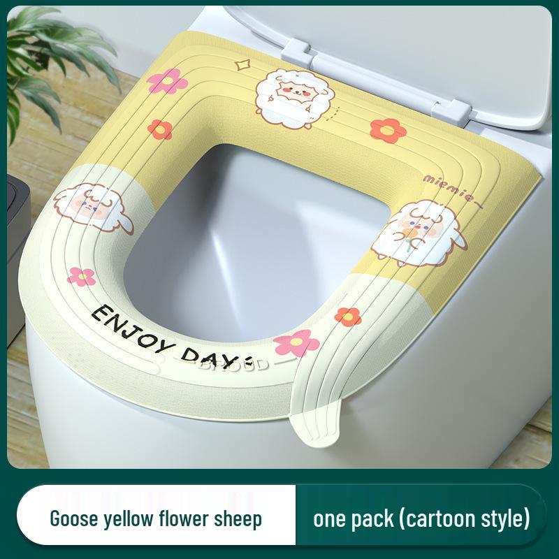 Waterproof, Dirt-Resistant, Washable Universal Toilet Seat Cushion for All Seasons