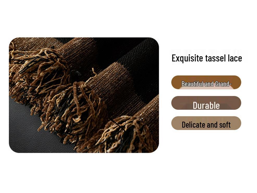 Elegant French Retro Chenille Sofa Cover - Chinese Style, Light Luxury, Full Coverage