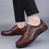 Fashion Genuine Leather Winter Warm Plush Men’s Loafers Shoes Casual Business Comfort Soft Sole Elegant Oxford Shoes Flats High Quality