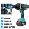 3/4 Inch 2380N.M High Torque Brushless Electric Impact Wrench 2380N.m Socket Wrench Cordless Driver Tool