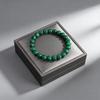 Malachite Beads Bracelet Natural Stone 6 8 10mm Reiki Healing Crystal Charmed Bracelet Vitality Protection Festival Jewelry Gift