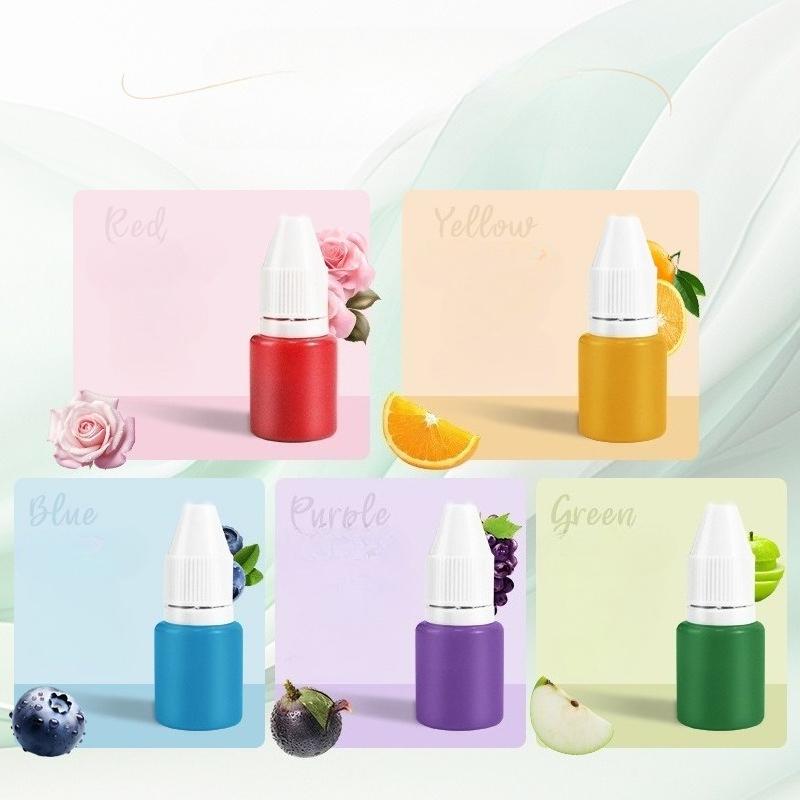 5ml Color Photosensitive Ink Quick-drying Easy Clean Anti-fading for Office Stamps DIY Handbook Invitations Art Education