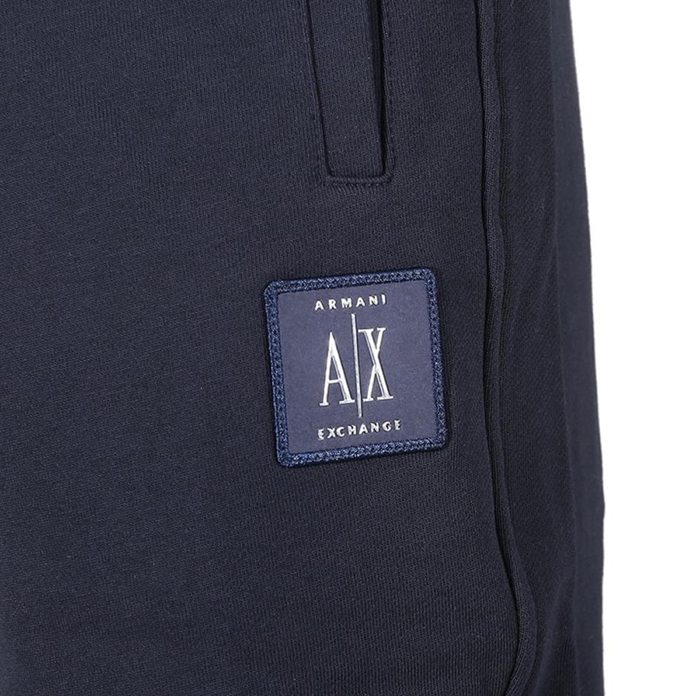 Emporio Armani Letter Print Pocket Mid Waist Elastic Fit Straight Casual Shorts Men shorts Black 8NZSPQ-ZJ1ZZ-1510