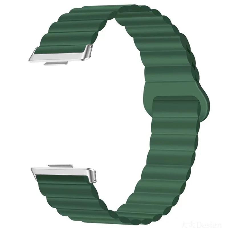 Silicone Sport Watchband For Huawei Watch Fit 4 Fit 4Pro Fit 3 Magnetic Loop Bracelet For Huawei Watch Fit3 Smartwatch Wristband