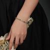 Gorgeous light luxury design Multi-colored natural Tourmaline Gems Bracelet 925 Silver jewelry for women Wedding & banquet gifts