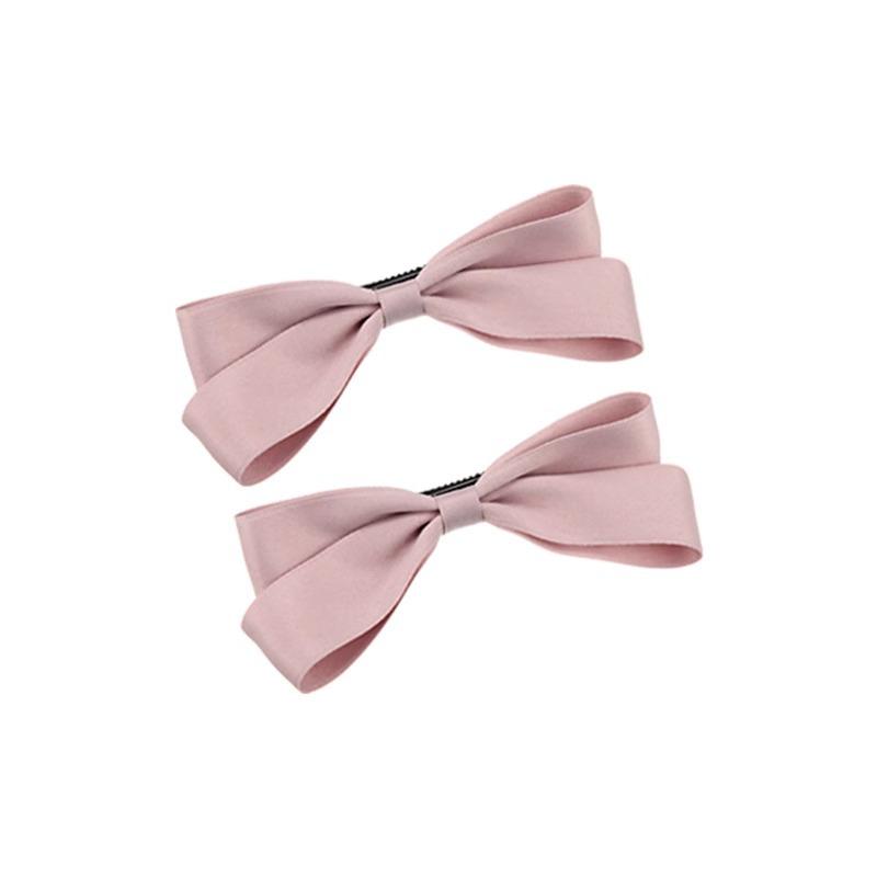 1PC Cute Three-dimensional Bow Hairpin Female Side High Ponytail Top Clip Edge Clip Bangs Clip Simple Japanese and Korean Headgear Sweet