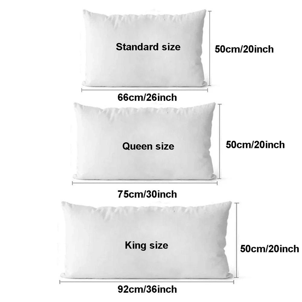 1pc Simulated Silk Smooth Plain Pillowcase Soft Double-sided White Black Grey Khaki Blue Pink Pillow Case Skin Friendly Bedding