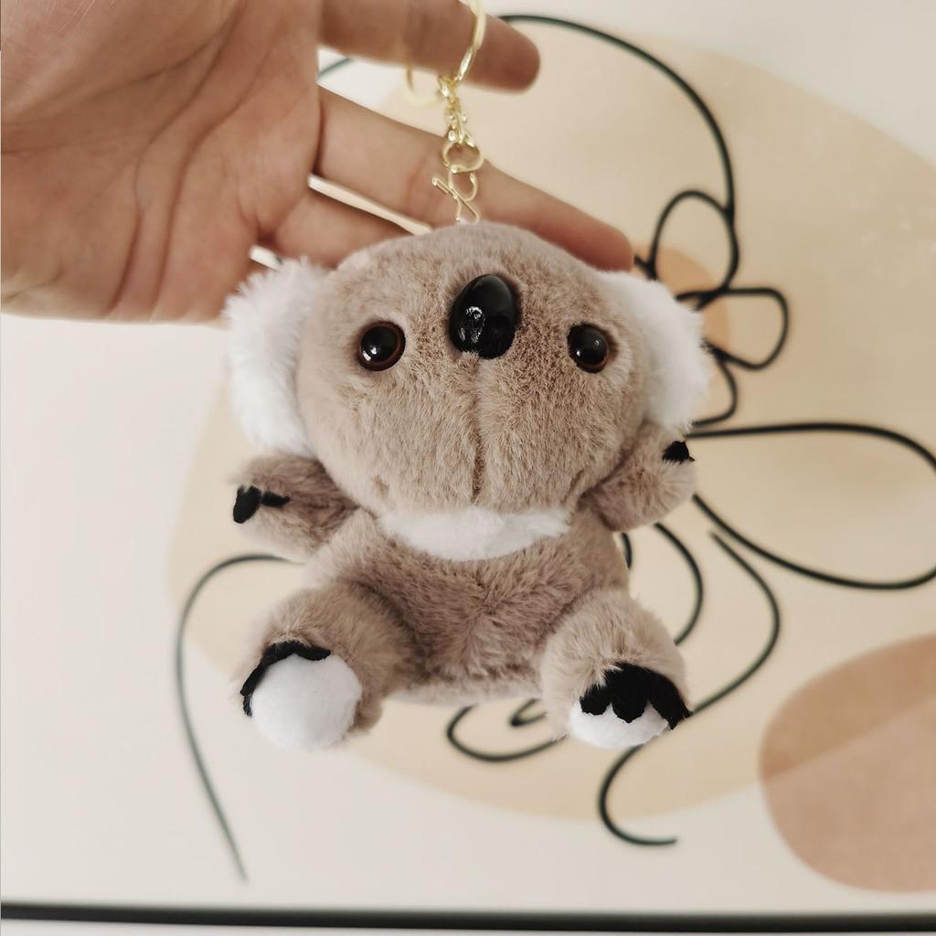 Adorable Koala Plush Keychain Soft Toy Cute Animal Doll Bag Charm For Couples