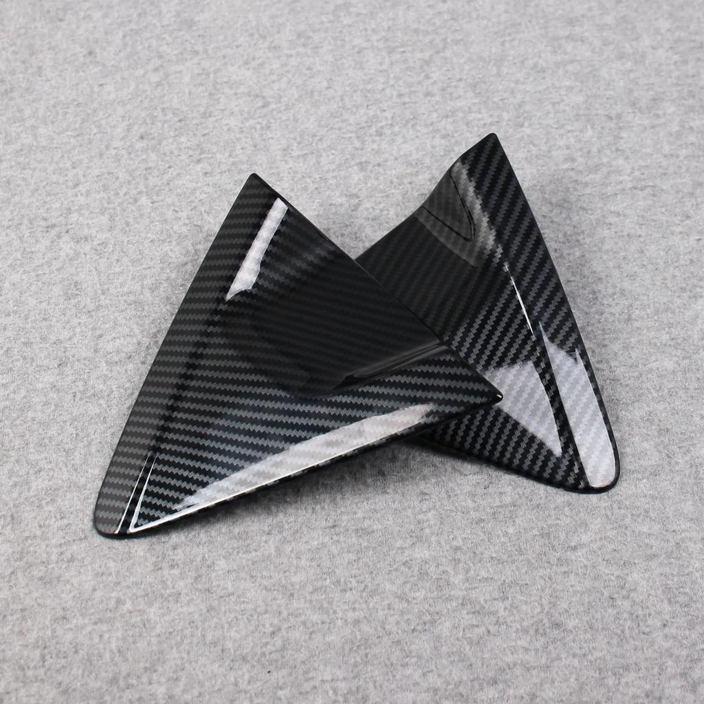 RUIQ Rear Door Outer Handle Full Coverage Designed Exclusively for the New Honda Vezel RV Handle Black Carbon Fiber Exterior Cover, Type, (Door