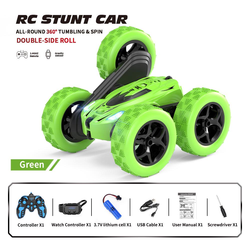 360° Gesture-Control Stunt Car: Double-Sided Flip for Kids