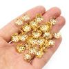 50pcs Stainless Steel Beads Caps Flower Shape Spacer Bead End Caps DIY Jewelry Making Findings For Necklace Bracelet Accessories