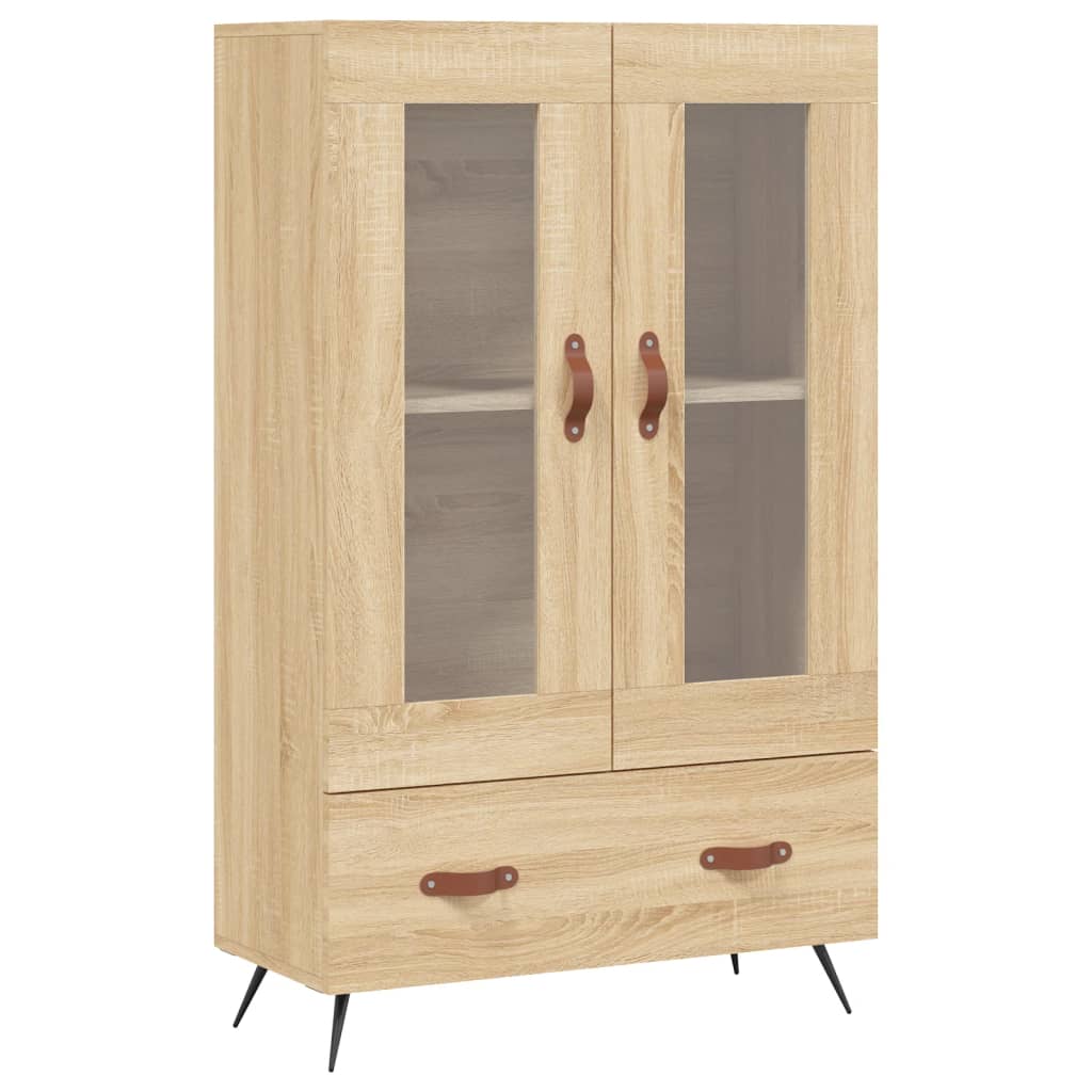 Vidaxl Wysoka Szafka, Dąb Sonoma, 69,5X31X115 Cm