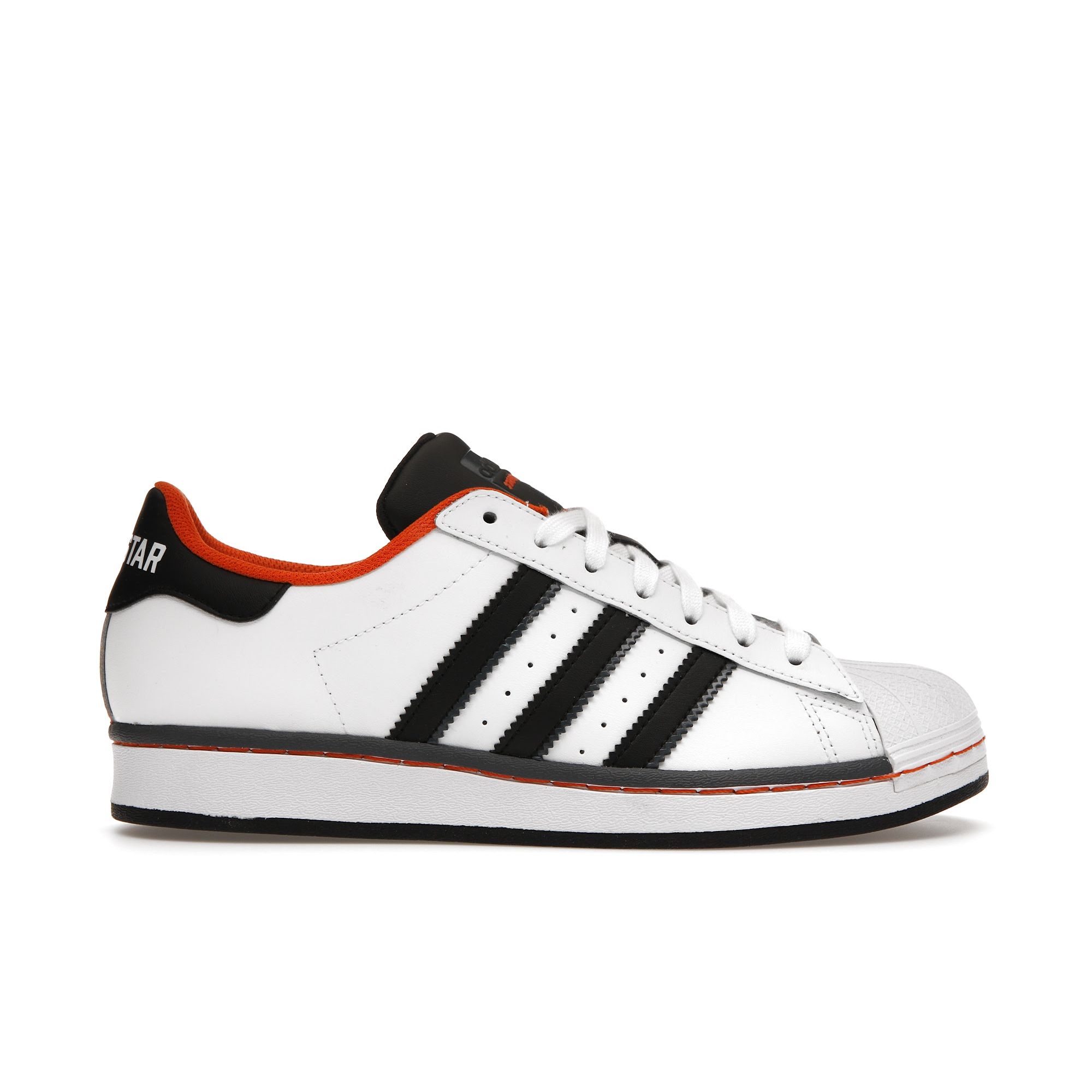 

Adidas Superstar J Cloud White Orange Детские кроссовки Core-Black FV3685