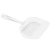 Cat Litter Scoop ABS 5mm Spacing Filtering Design Cat Poop Shovel with Ergonomic HandleTransparent Crystal Style