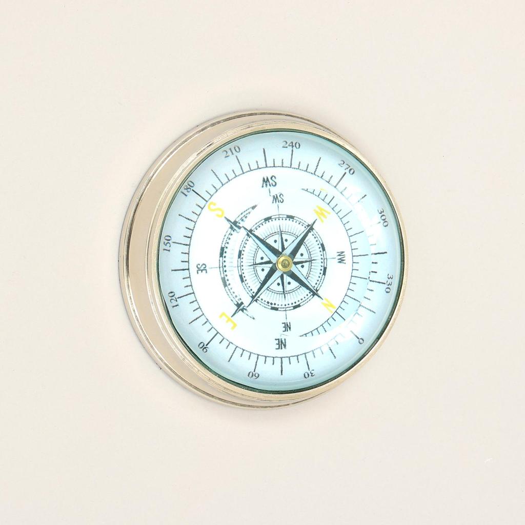 Antique-Style Desk Compass Paperweight