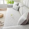 Cold Sofa Cushion, Summer Mat Cushion  New Light Luxury High-End One-Piece Straight Drape
