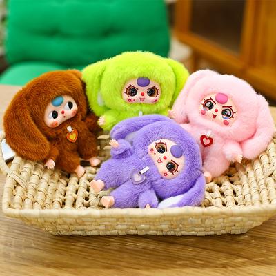 Cute Baby Doll Pendant Pals - Vinyl Keychain & Plush Backpack Accessory, A Fun Gift for Girls Aged 3 and Up