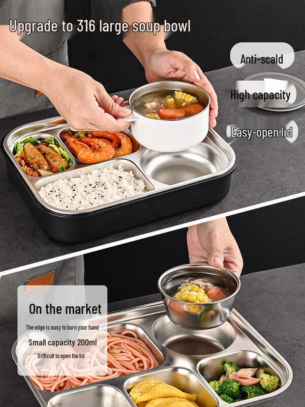 ZISIZ 316 Stainless Steel Lunch Box