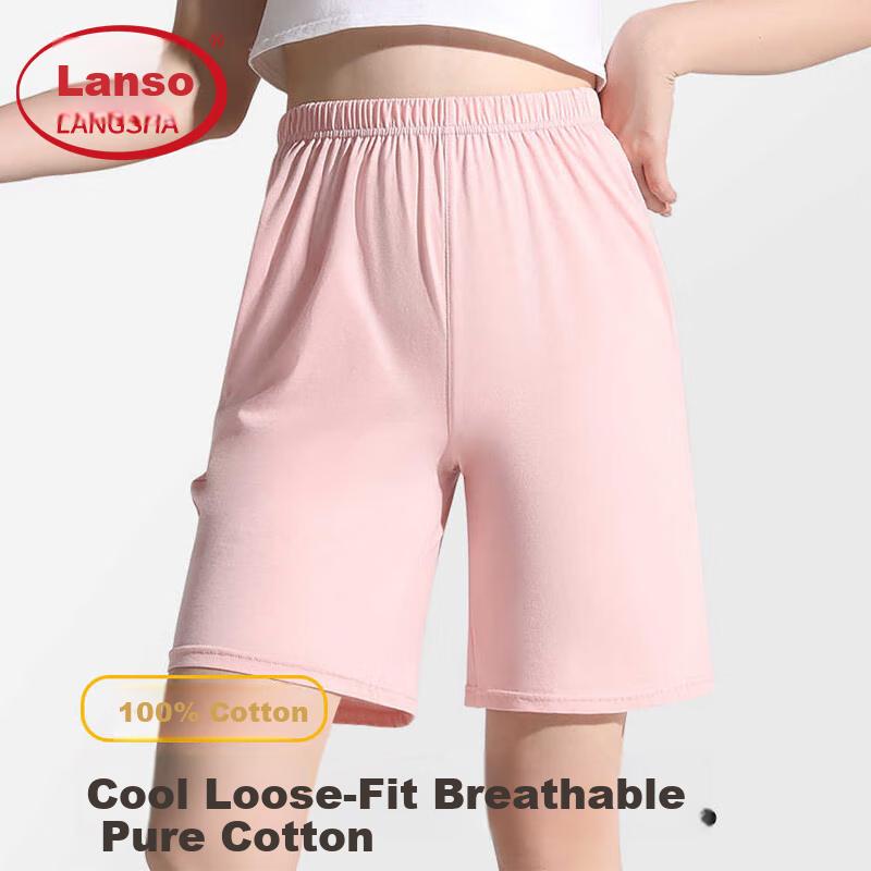 LangSha [100% Cotton, 7A Antibacterial And Anti-Mite] Women's Sleep Pants, Loose Casual Breathable Basic Style Women's Pajama Pants