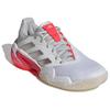 New Adidas Barricade 13 Cloud White Champagne Met. Lucid Red Women's IH2967