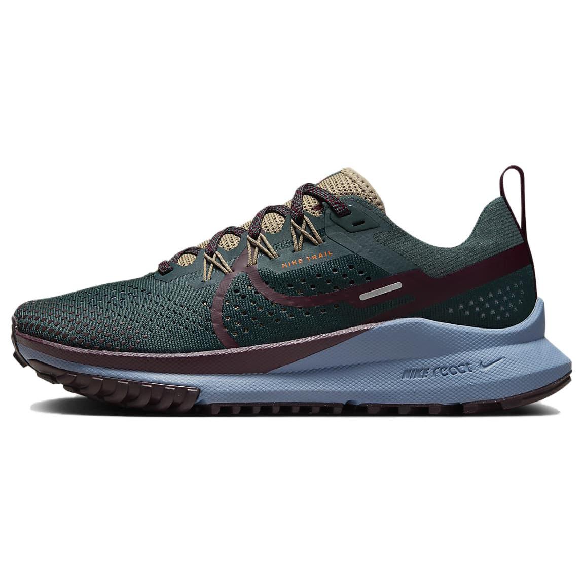 

Новые женские кроссовки Nike React Pegasus Trail 4 Deep Jungle Khaki Ashen Slate Night Maroon DJ6159-301 36.5