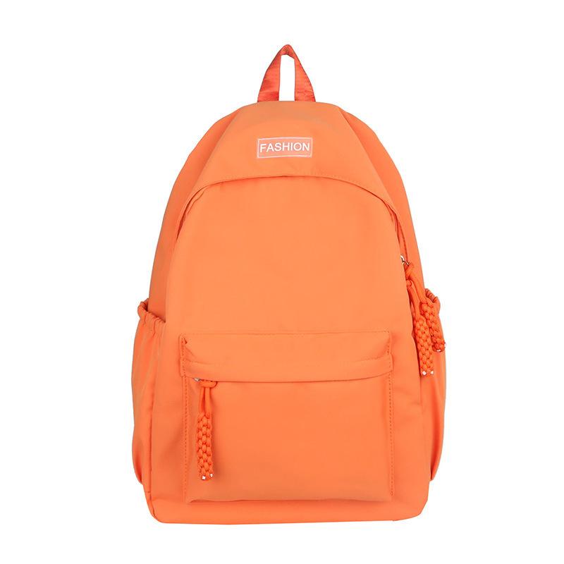 Backpack Female Junior High School High School Student School Bag Ins Japanese Simple Versatile Large Capacity Travel Backpack Male