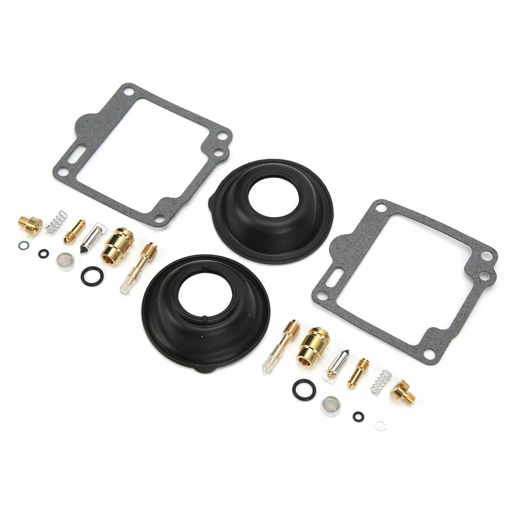 2 Sets Carburetor Rebuild Kit Carb Overhaul Repair Fit for Yamaha XV1100 Virago K&L 19881999