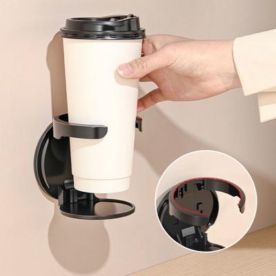 Detachable Foldable Mug Holder Space-Saving Desktop Bottle Rack Wall Mount Cup Holder  Household